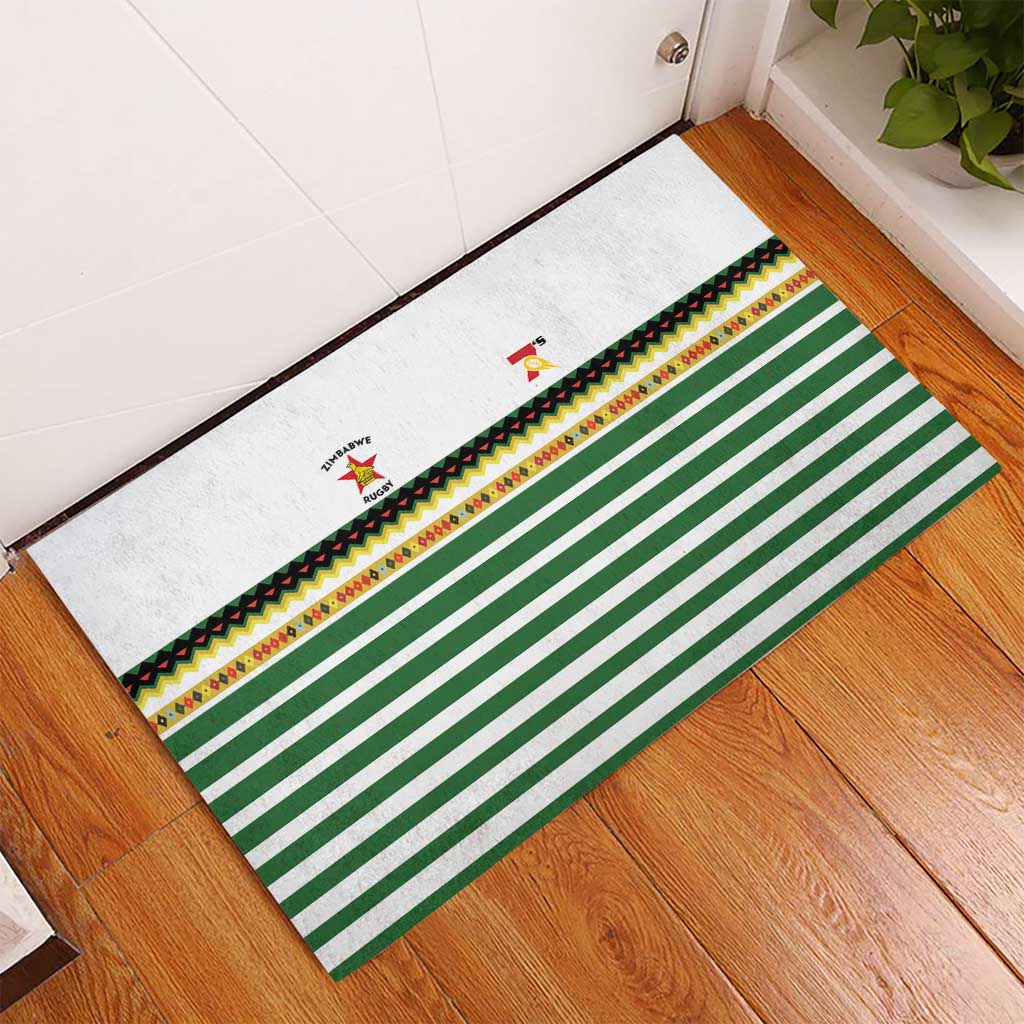 Zimbabwe Rugby Sevens Rubber Doormat Go Cheetahs - African Pride