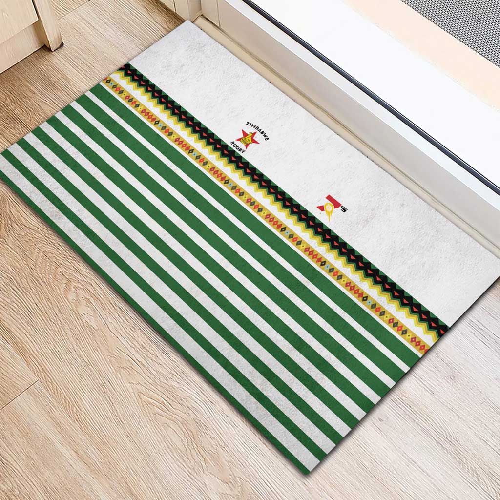 Zimbabwe Rugby Sevens Rubber Doormat Go Cheetahs - African Pride