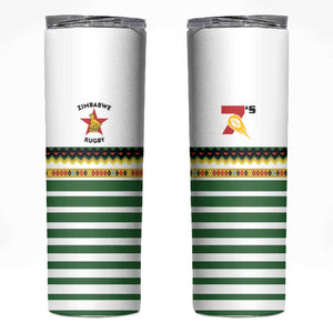 Zimbabwe Rugby Sevens Skinny Tumbler Go Cheetahs - African Pride