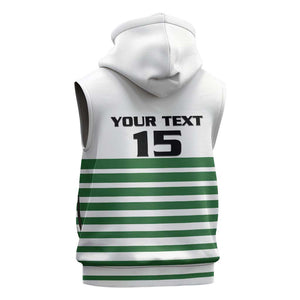 Zimbabwe Rugby Sevens Custom Sleeveless Hoodie Go Cheetahs - African Pride