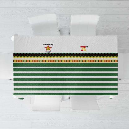 Zimbabwe Rugby Sevens Tablecloth Go Cheetahs - African Pride
