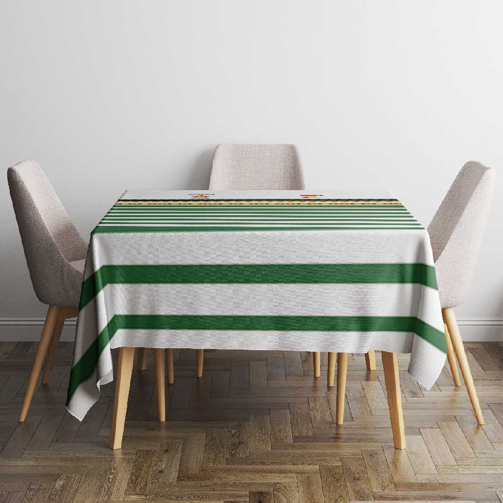 Zimbabwe Rugby Sevens Tablecloth Go Cheetahs - African Pride