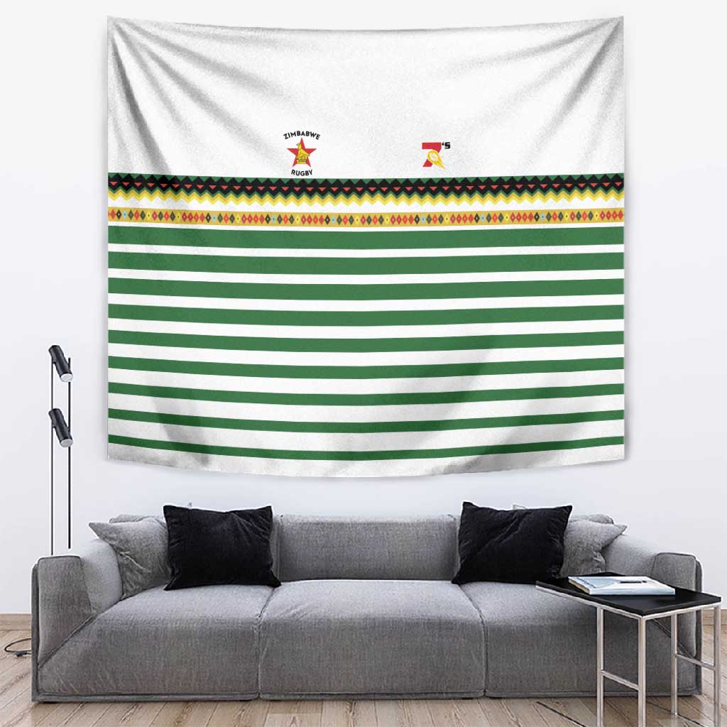 Zimbabwe Rugby Sevens Tapestry Go Cheetahs - African Pride