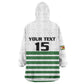 Zimbabwe Rugby Sevens Custom Wearable Blanket Hoodie Go Cheetahs - African Pride