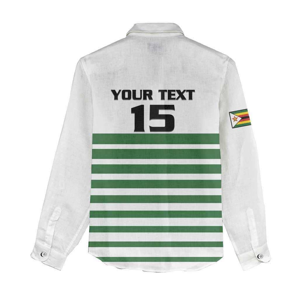 Zimbabwe Rugby Sevens Custom Women Casual Shirt Go Cheetahs - African Pride