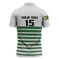 Zimbabwe Rugby Sevens Custom Zipper Polo Shirt Go Cheetahs Go
