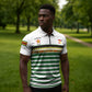 Zimbabwe Rugby Sevens Custom Zipper Polo Shirt Go Cheetahs Go