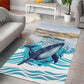 South Africa Whale Hermanus Fest Area Rug - African Pride
