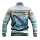Personalized South Africa Whale Hermanus Fest Baseball Jacket - African Pride
