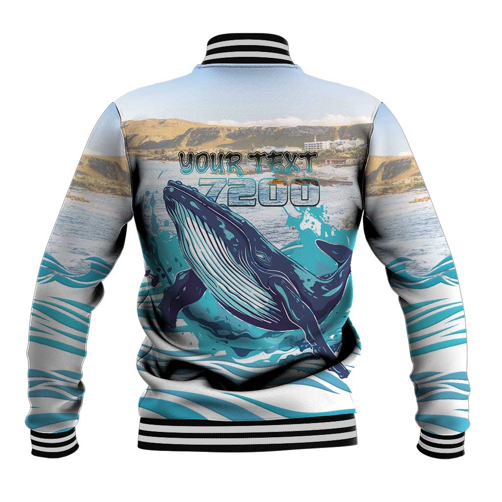 Personalized South Africa Whale Hermanus Fest Baseball Jacket - African Pride