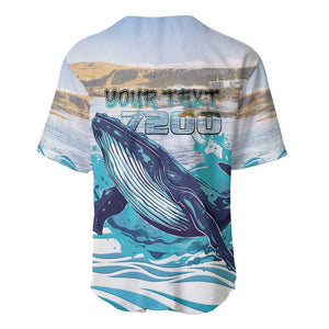 Personalized South Africa Whale Hermanus Fest Baseball Jersey - African Pride