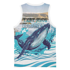 Personalized South Africa Whale Hermanus Fest Basketball Jersey - African Pride