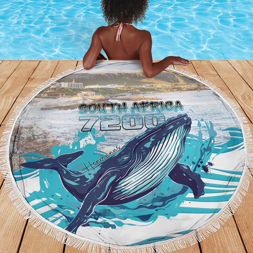 South Africa Whale Hermanus Fest Beach Blanket - African Pride