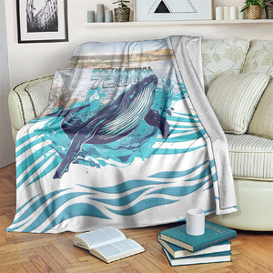 South Africa Whale Hermanus Fest Blanket - African Pride