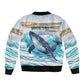 Personalized South Africa Whale Hermanus Fest Bomber Jacket - African Pride