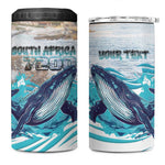 Personalized South Africa Whale Hermanus Fest 4 in 1 Can Cooler Tumbler - African Pride