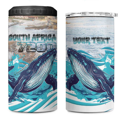 Personalized South Africa Whale Hermanus Fest 4 in 1 Can Cooler Tumbler - African Pride