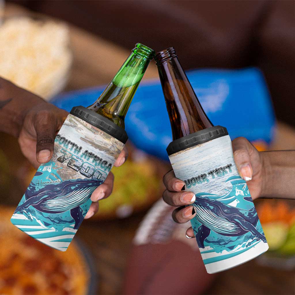 Personalized South Africa Whale Hermanus Fest 4 in 1 Can Cooler Tumbler - African Pride
