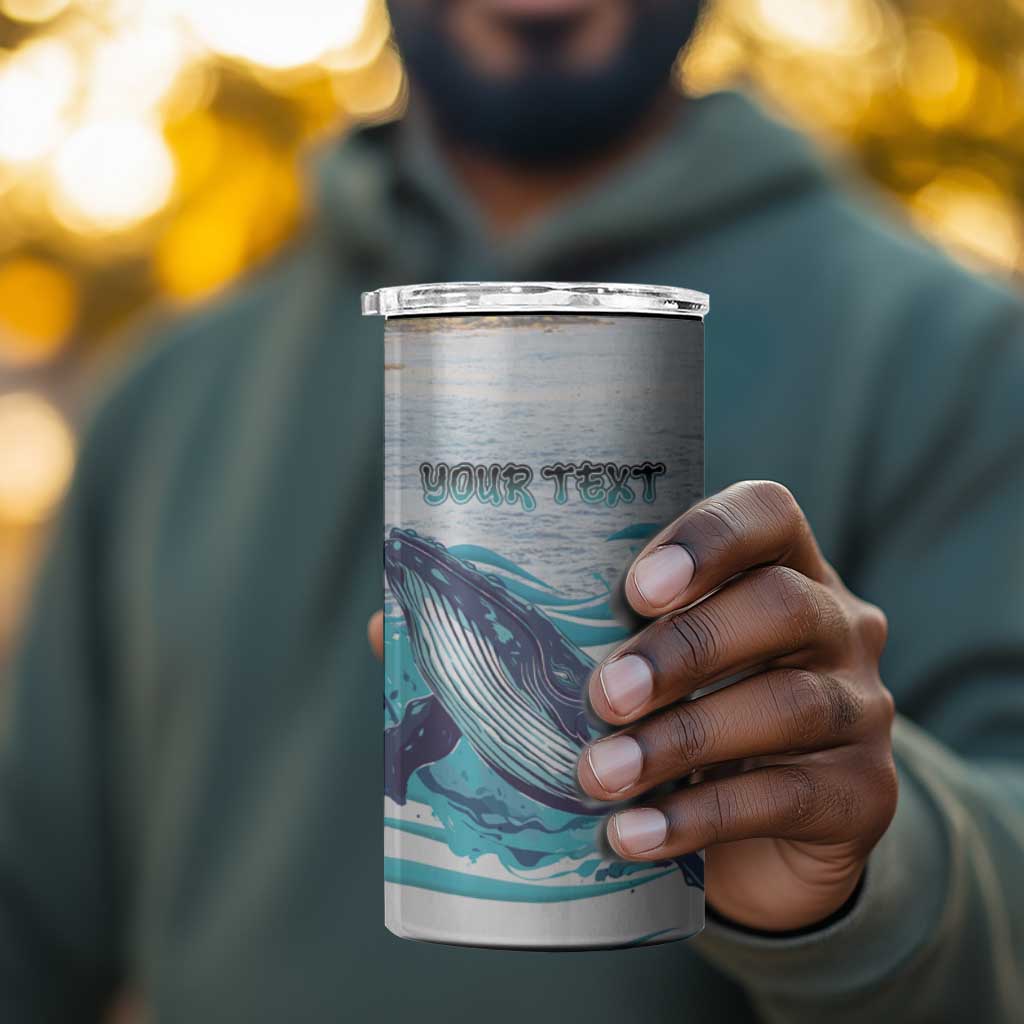 Personalized South Africa Whale Hermanus Fest 4 in 1 Can Cooler Tumbler - African Pride