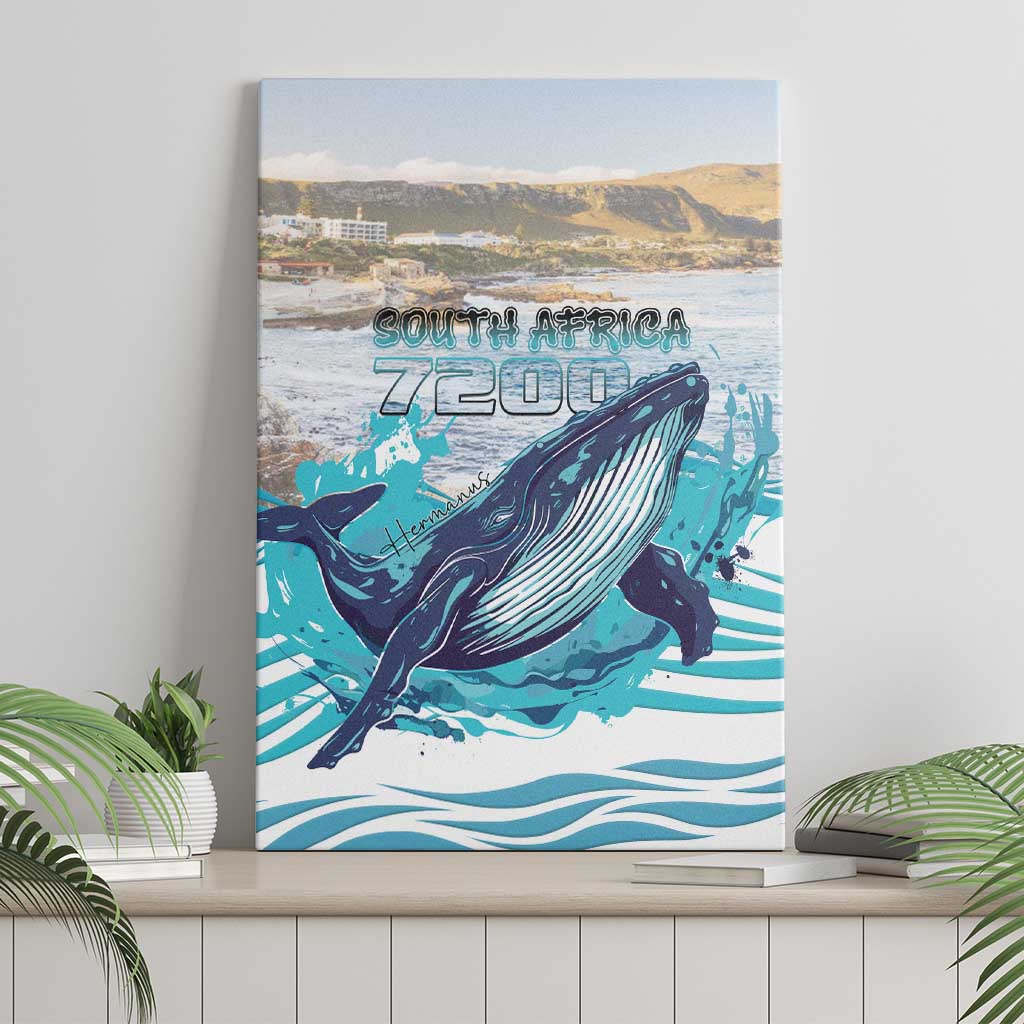 South Africa Whale Hermanus Fest Canvas Wall Art - African Pride