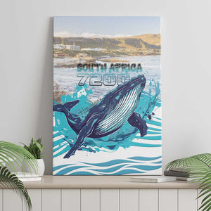 South Africa Whale Hermanus Fest Canvas Wall Art - African Pride
