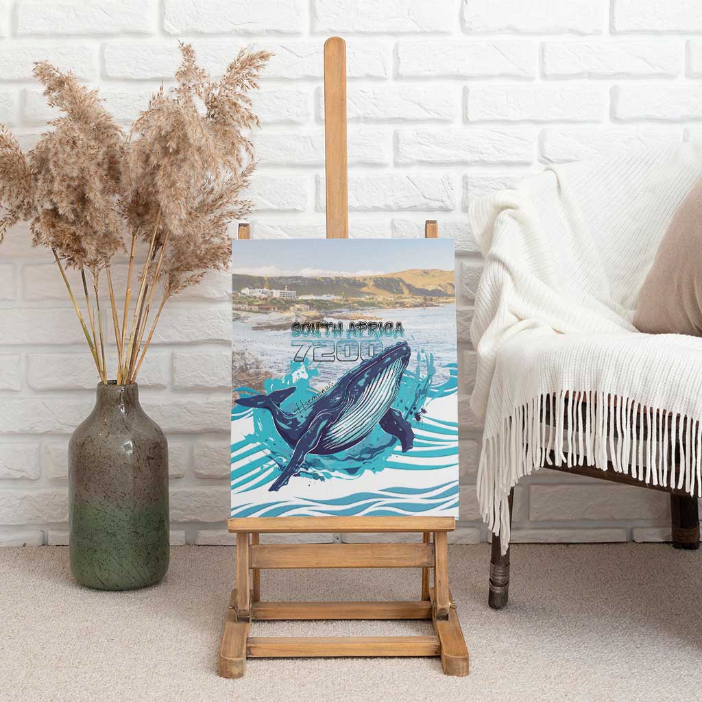 South Africa Whale Hermanus Fest Canvas Wall Art - African Pride
