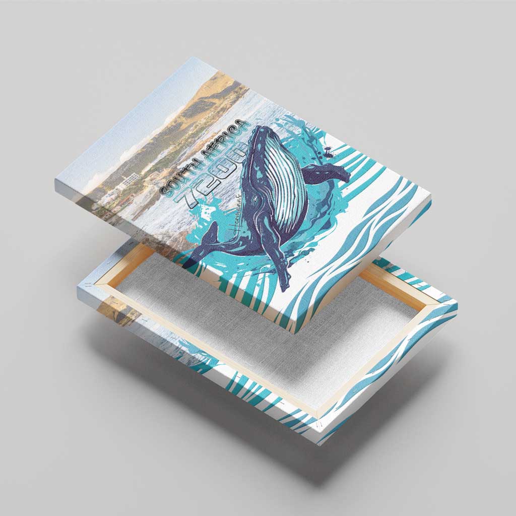 South Africa Whale Hermanus Fest Canvas Wall Art - African Pride