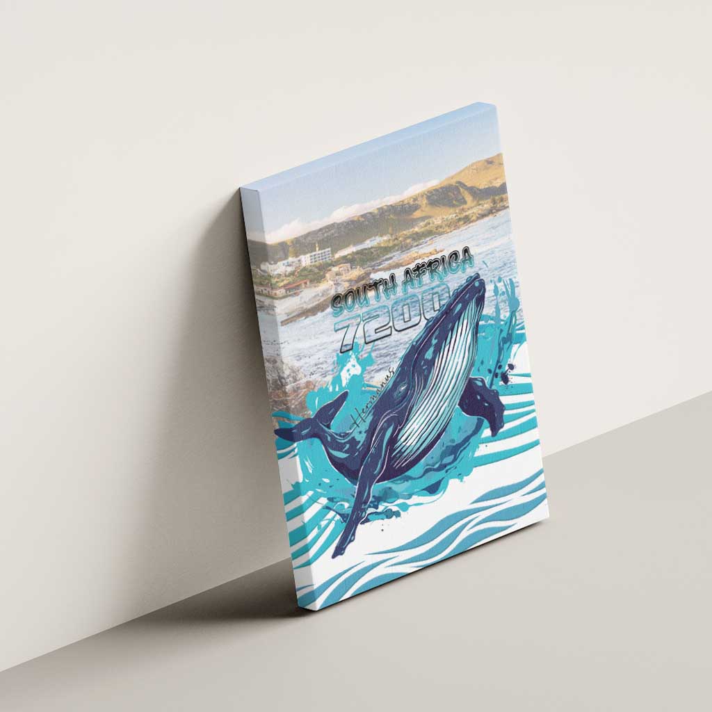 South Africa Whale Hermanus Fest Canvas Wall Art - African Pride