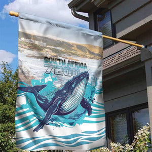 South Africa Whale Hermanus Fest Garden Flag - African Pride