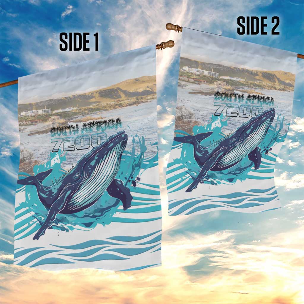 South Africa Whale Hermanus Fest Garden Flag - African Pride