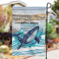 South Africa Whale Hermanus Fest Garden Flag - African Pride