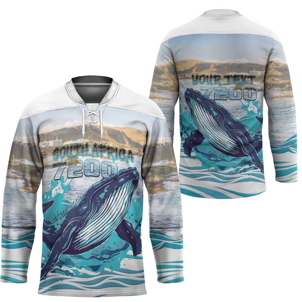 Personalized South Africa Whale Hockey Jersey Hermanus Fest