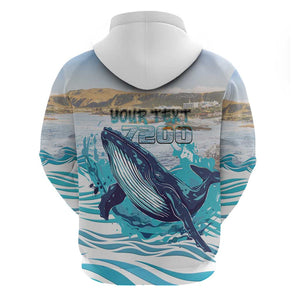Personalized South Africa Whale Hermanus Fest Hoodie - African Pride