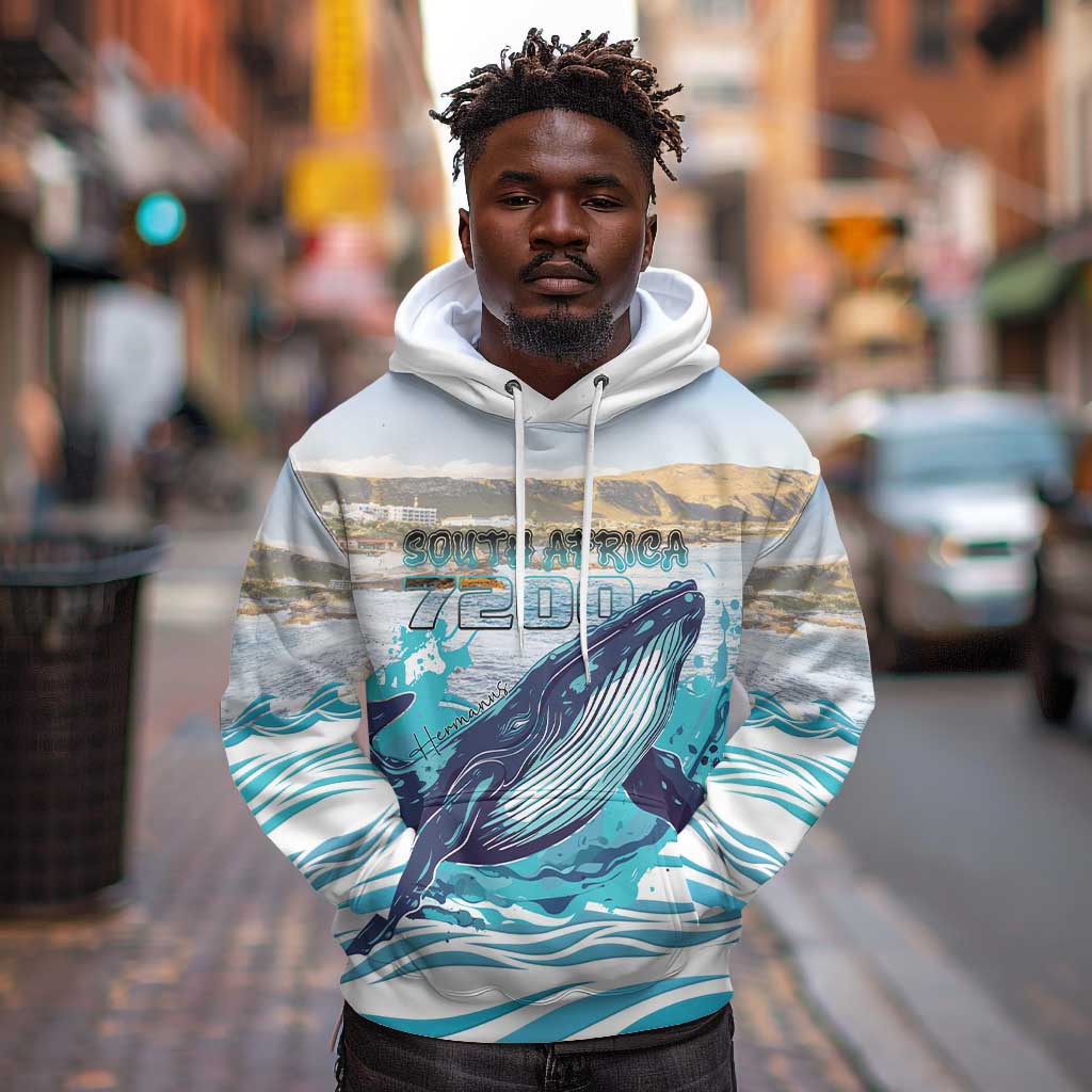 Personalized South Africa Whale Hermanus Fest Hoodie - African Pride