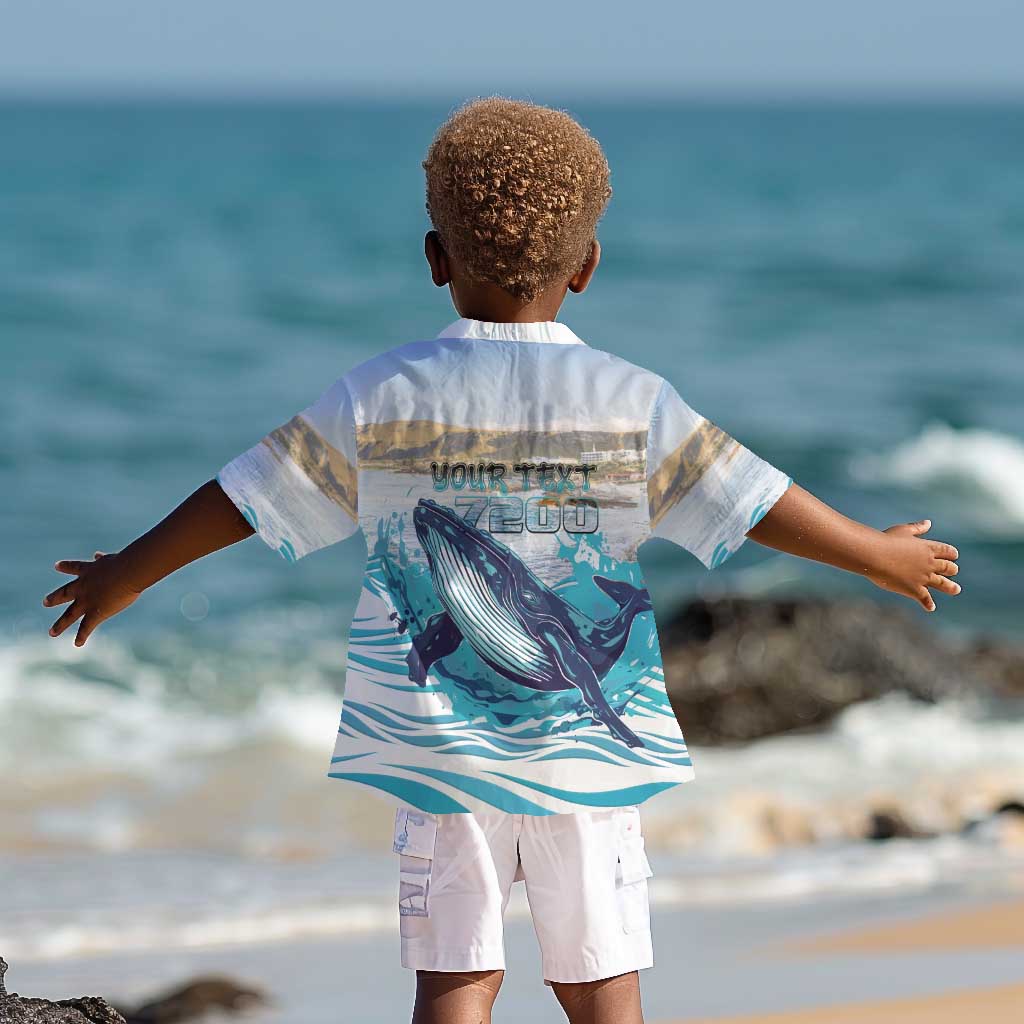 Personalized South Africa Whale Hermanus Fest Kid Hawaiian Shirt - African Pride