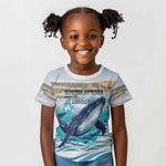Personalized South Africa Whale Hermanus Fest Kid T shirt - African Pride