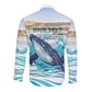 Personalized South Africa Whale Hermanus Fest Long Sleeve Button Shirt - African Pride