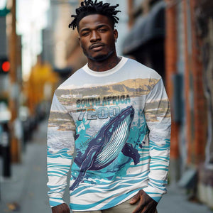 Personalized South Africa Whale Hermanus Fest Long Sleeve Shirt - African Pride
