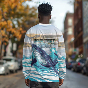 Personalized South Africa Whale Hermanus Fest Long Sleeve Shirt - African Pride