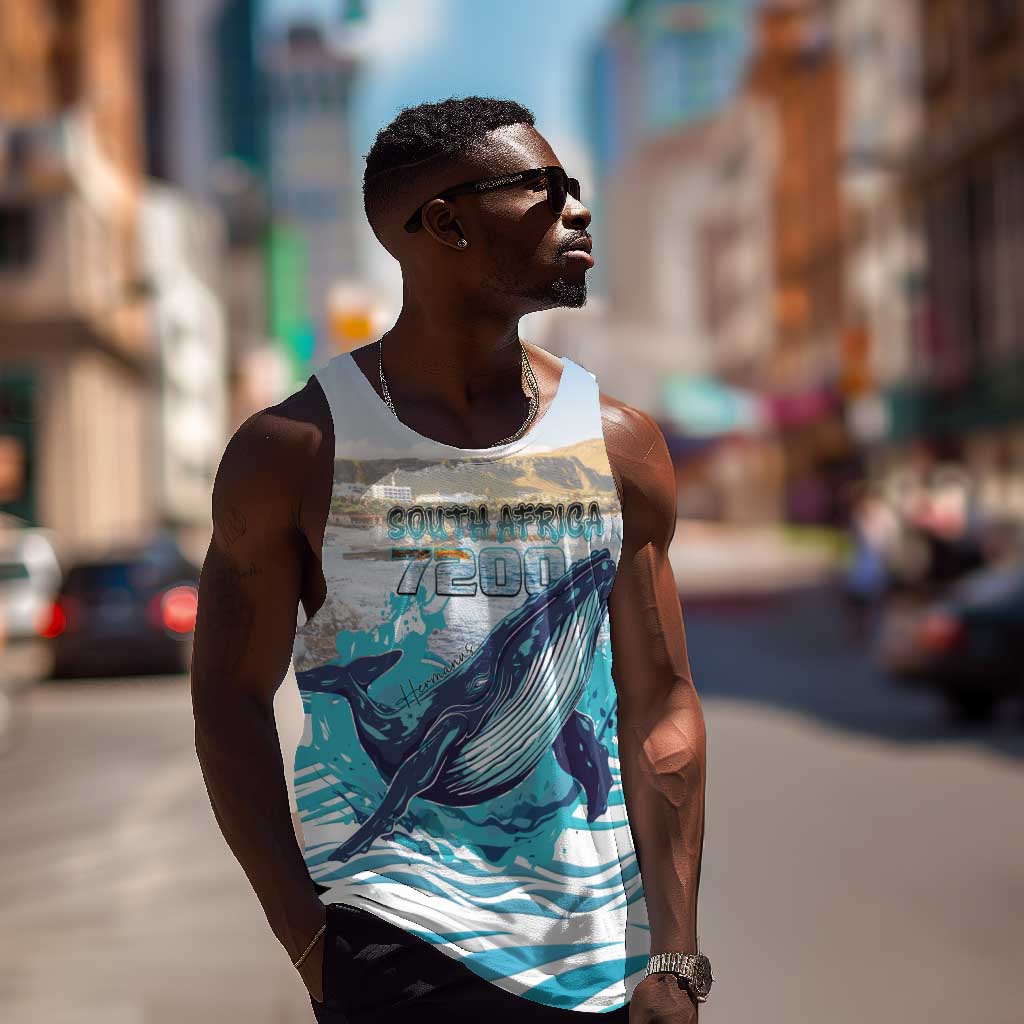 Personalized South Africa Whale Hermanus Fest Men Tank Top - African Pride