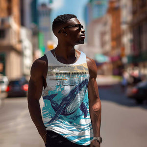 Personalized South Africa Whale Hermanus Fest Men Tank Top - African Pride
