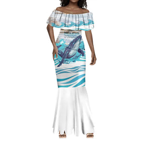 Personalized South Africa Whale Hermanus Fest Mermaid Dress - African Pride