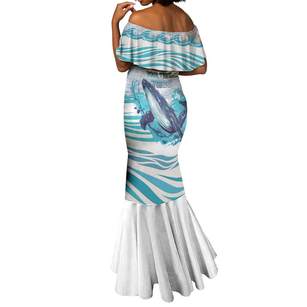 Personalized South Africa Whale Hermanus Fest Mermaid Dress - African Pride
