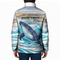 Personalized South Africa Whale Padded Jacket Hermanus Fest