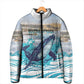 Personalized South Africa Whale Padded Jacket Hermanus Fest