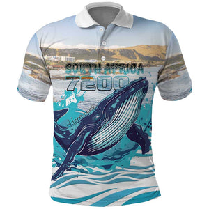 Personalized South Africa Whale Hermanus Fest Polo Shirt - African Pride