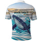 Personalized South Africa Whale Hermanus Fest Polo Shirt - African Pride