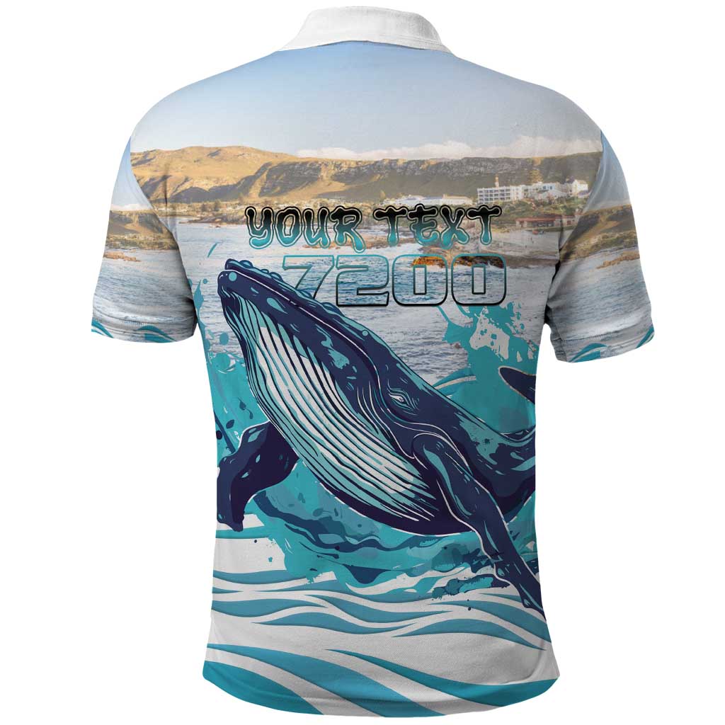 Personalized South Africa Whale Hermanus Fest Polo Shirt - African Pride