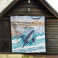 South Africa Whale Hermanus Fest Quilt - African Pride