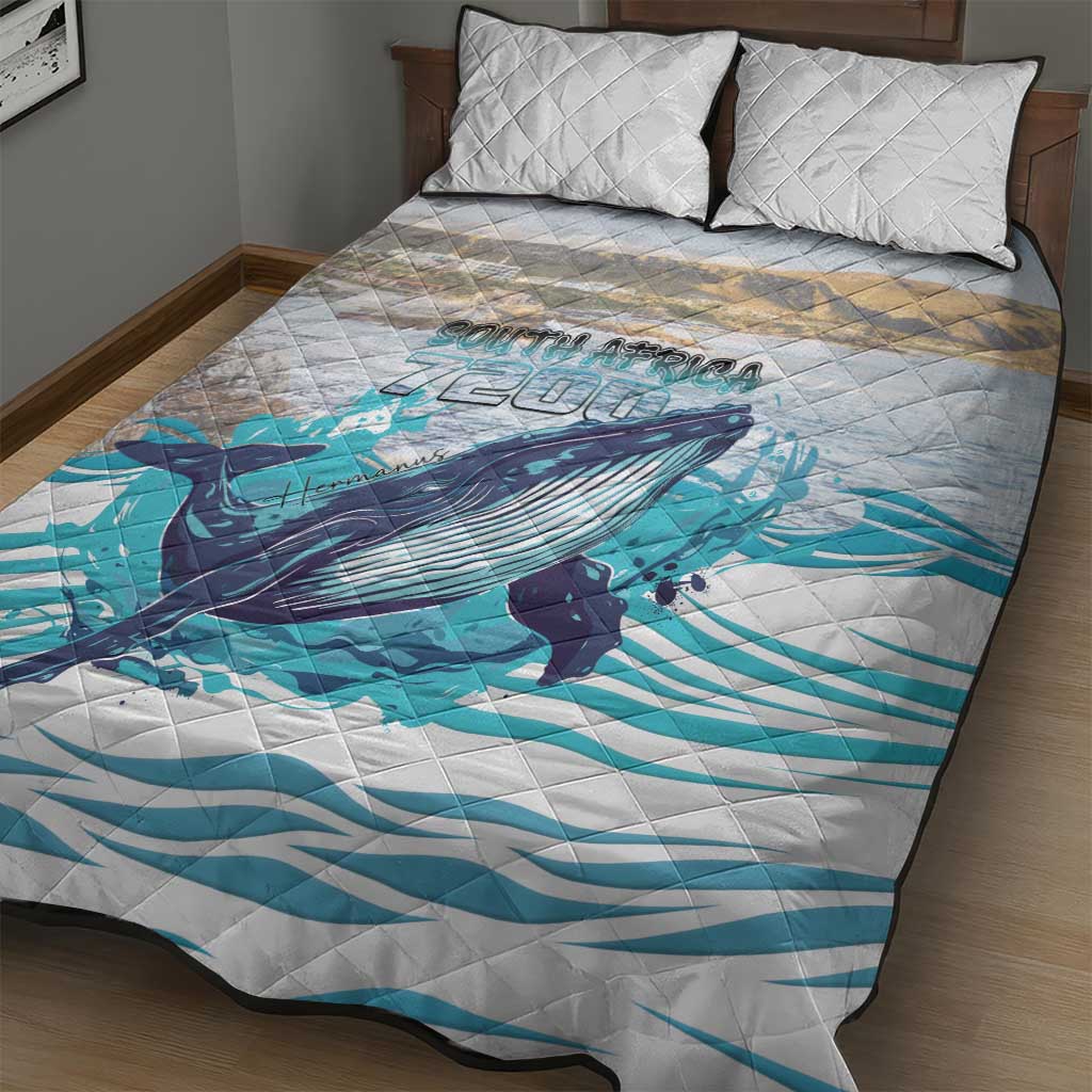 South Africa Whale Hermanus Fest Quilt Bed Set - African Pride